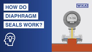 How do diaphragm seals work  Areas of application and advantages in pressure measurement [upl. by Vassar]