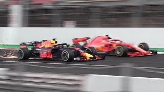 Formula 1 F1 2018 Sound amp Action from Day 2 of PreSeason Winter Tests [upl. by Wilfred]