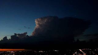 Tampa Florida Lightning Storm at Dusk [upl. by Yhtomot49]