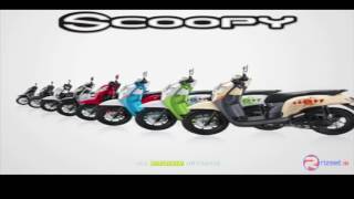 NEW HONDA SCOOPY 2017 varian warna indonesia RIZSET ID [upl. by Nihhi]