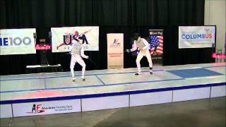 Y14 Mens Foil Gold Medal Final  2013 USA Fencing National Championships [upl. by Eiuqram]