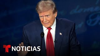 Este fue el polémico comentario que Trump hizo de inmigrantes y las mascotas  Noticias Telemundo [upl. by Anauqcaj]