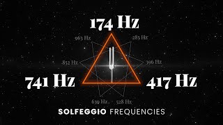 174Hz  417Hz  741Hz Triple Solfeggio Frequency Healing  Sacral amp Throat Chakra  Tuning Forks [upl. by Swann926]