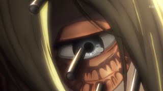 Female Titan screaming  Attack On Titan Season 1 Episode 20 [upl. by Towland]