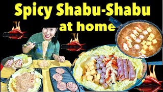 HOW TO COOK SHABU SHABU AT HOME  SHABU SHABU MUKBANG  Mukbang  Lucky Joh [upl. by Taima]