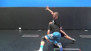 Single Leg Defense Using a Sprawl and Whizzer [upl. by Urbani]