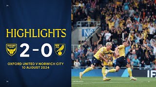 OPENING DAY HIGHLIGHTS  Oxford United win first game back in the Championship in 25 years [upl. by Naasah]