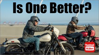 Harley Davidson Low Rider S vs Indian Sport Chief Is One Better [upl. by Lind]