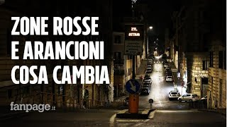 Covid cosa cambia da oggi in Italia le nuove zone rosse e arancioni [upl. by Abeh]