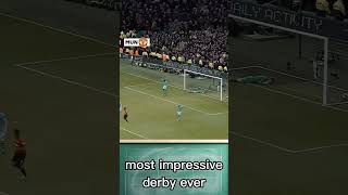 most impressive derby ever manchesterunited manchestercity derby football premierleague [upl. by Karita]