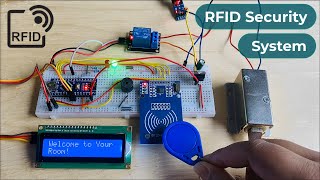 RFID RC522 Based Door Lock Security System using Arduino amp Solenoid Lock [upl. by Enirehtahc]