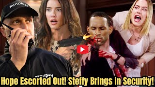 GAME OVER Steffy Calls Security on Hope Ridge Stands Firm on Her Shocking Firing Decision [upl. by Aihsined]