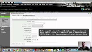 Exinda ExOS 60 Application Quality Score [upl. by Antonio]