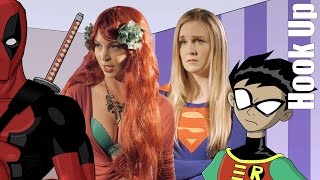 Cartoon HookUps Supergirl and Poison Ivy LIVE [upl. by Ruprecht]