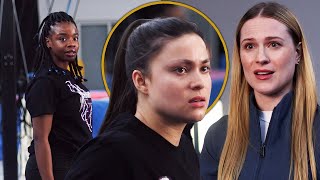 Evan Rachel Wood Pushes Devery Jacobs In Tense Clip From Gymnastics Drama Backspot [upl. by Kenta]