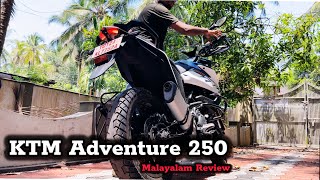 KTM adventure 250 Malayalam review dreamcatcherdcmedia KTM adventure 250 2024 [upl. by Airekat]