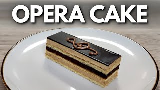 Opera Cake Recipe From A Michelin Star Pastry Chef [upl. by Adelina]