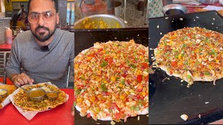 Madrasi Special Mix Veg Uttapam in Karnal 😍😍 Fully Loaded with Veggies and Paneer 🤩🤩 [upl. by Bethezel]