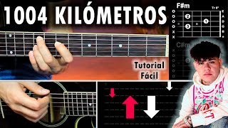 1004 Kilómetros  Junior H GUITARRA Tutorial  Acordes [upl. by Wedurn]