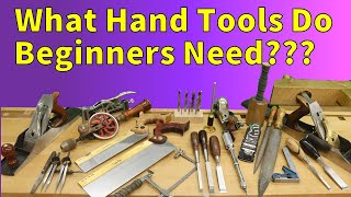 Hand Tools For Beginners Woodworking  What you NEED [upl. by Candace843]