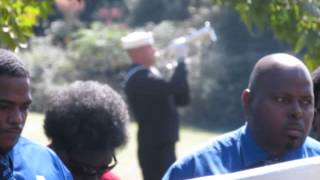 Deacon Earvin Jones Funeral Part 10 Graveside TAPS Played 0602 [upl. by Stevens960]