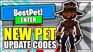 ALL NEW PETS UPDATE CODES 🐶Amongst Us Roblox🐱 [upl. by Froemming]