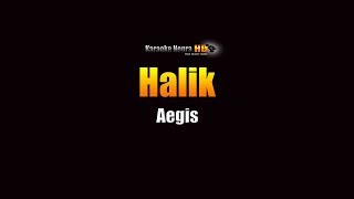 Halik Lyrics  Aegis KARAOKE [upl. by Suisyola511]