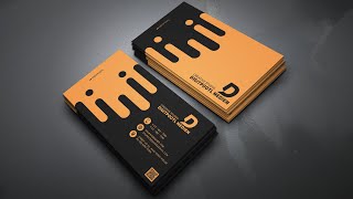 Learn Photoshop  Business Card Design [upl. by Bixler]