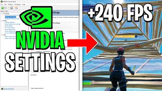 BEST NVIDIA CONTROL PANEL Settings for GAMING amp PERFORMANCE [upl. by Aivizt]