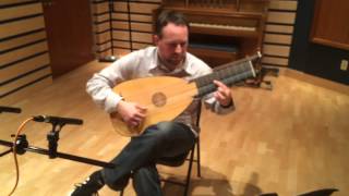 Courante by Weiss from Rohrau Christopher Wilke baroque lute [upl. by Nord]