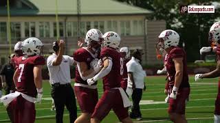 Lafayette Football Home Victory vs Marist [upl. by Aicnelev]