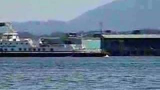 BC Ferry MV Quinsam arriving at Nanaimo [upl. by Marvel262]