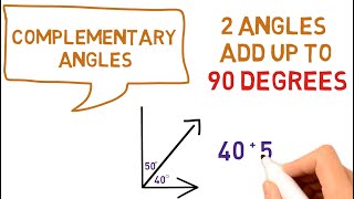 Complementary and Supplementary Angles [upl. by Yttocs]