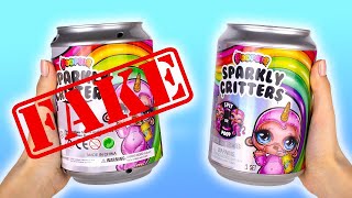 Unboxing🦄Fake VS Real Poopsie Slime Surprise  Never Buy A Fake Toy [upl. by Namien167]