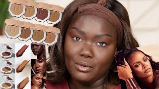 I Tried the New Fenty Beauty Bronzers  Nyma Tang [upl. by Yoj]