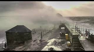 Storm Eunice  Porthcawl Pier [upl. by Aydiv]