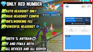 AUTO HEADSHOT CONFIG FILE FREE FIRE 2024  FREE FIRE HEADSHOT FILE [upl. by Asirrac]