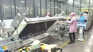 ELMSOLAR factory solar panel production workshop video [upl. by Shir]