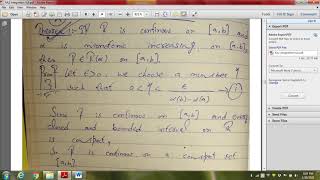 Real Analysis 2 Theorems of RiemannSteiljes integration [upl. by Drexler217]