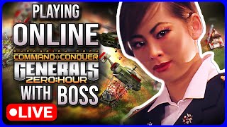 Playing as Boss General quotLeangquot in Online Multiplayer FFA  CampC Generals Zero Hour [upl. by Hettie500]