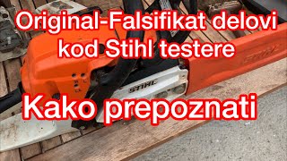 Kako prepoznati oroginalnefalsifikovane delove na Stihl testerama [upl. by Eednarb411]