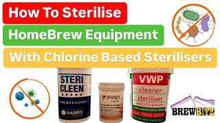 How to Sterilise Brewing Equipment With VWP SteriCleen Youngs amp Other Chlorine Based Sterilisers [upl. by Kletter]