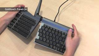 BakkerElkhuizen Split Keyboard Goldtouch Travel Go [upl. by Nerret785]