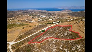 REMAX PRIME Land for Sale with unobstructed view in Lefkes Paros  Cyclades  Paros 5514 m² [upl. by Anauq917]