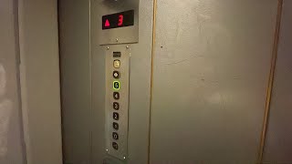 Beautiful 1950s Falconi mod Kone elevator  AixenProvence France [upl. by Yanehs]