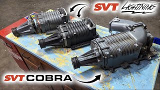 SVT Eaton M112 Superchargers  Cobra Lightning Harley F150 Differences and Similarities Explained [upl. by Shipley]