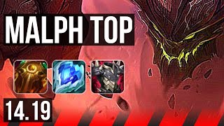 MALPHITE vs NASUS TOP  10211  EUW Master  1419 [upl. by Fennessy320]