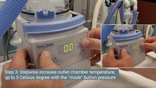 How to increase outlet chamber temperature on MR850 to improve humidity delivery [upl. by Shaina]