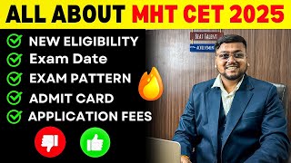 MHT CET 2025 Registration Date Application Form Exam Date Eligibility  MHT CET 2025 Exam Date [upl. by Julita]