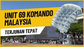 Terjunan Tepat Unit 69 Komando Malaysia  Raptai Malaysia Merdeka 2023 komando vat69 atmterhebat [upl. by Enylorac]